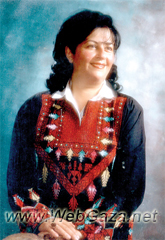 Ghada Abdul Hadi - Founded Hawwa Center for Culture and Arts in Nablus in 1994; member in the Higher National Committee - Nablus District.