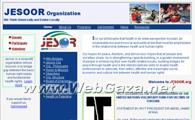 Jesoor - (Bridges) in Arabic, is a Palestinian NGO strengthening the link between health and human rights, prevention of torture and human rights abuse.